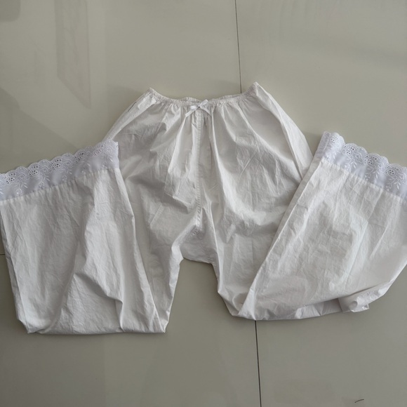 Laneway The Label Antique Summer Pant in Ivory - Picture 2 of 4